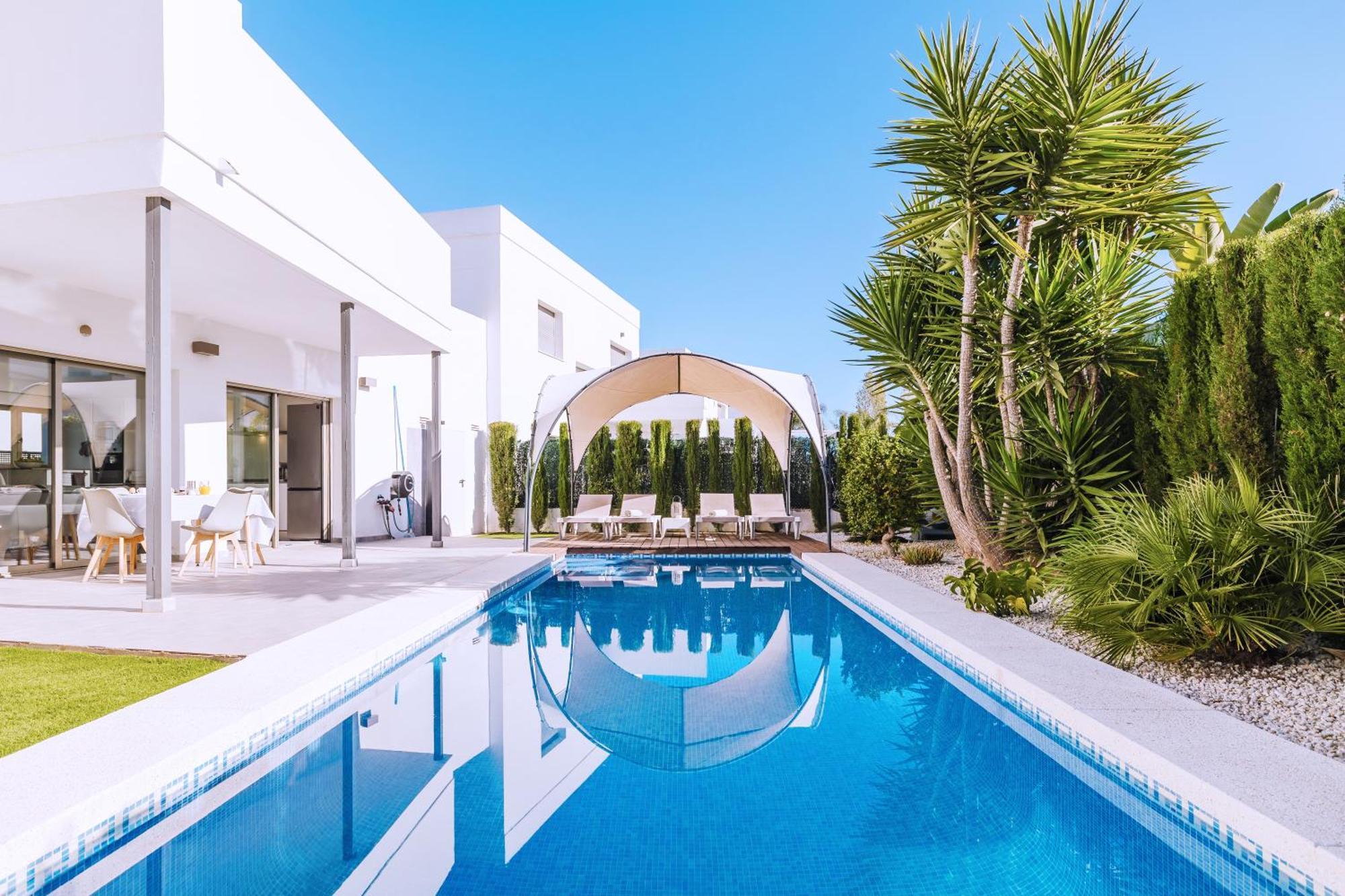 Casa Coco Stylisches Beachhouse Mit Pool & Sundeck Els Poblets Denia Exterior photo